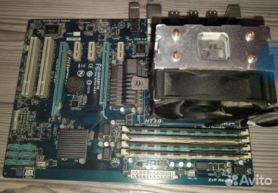 Gigabyte ga970а + fx6100 + кулер и память