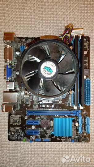 Материнская плата с процессором