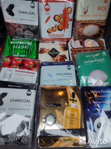 Маски тканевые увлажняющие