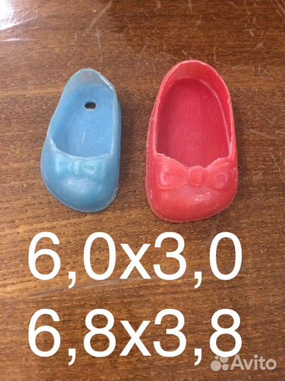 Лот туфлей (однопарки) для кукол СССР