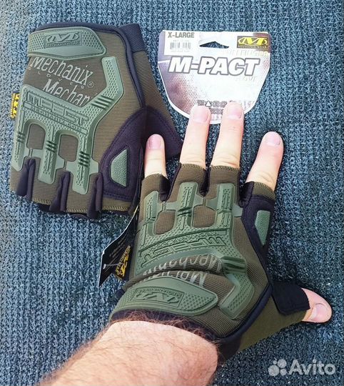 Перчатки Тактические Беспалые M-Pact Mechanix