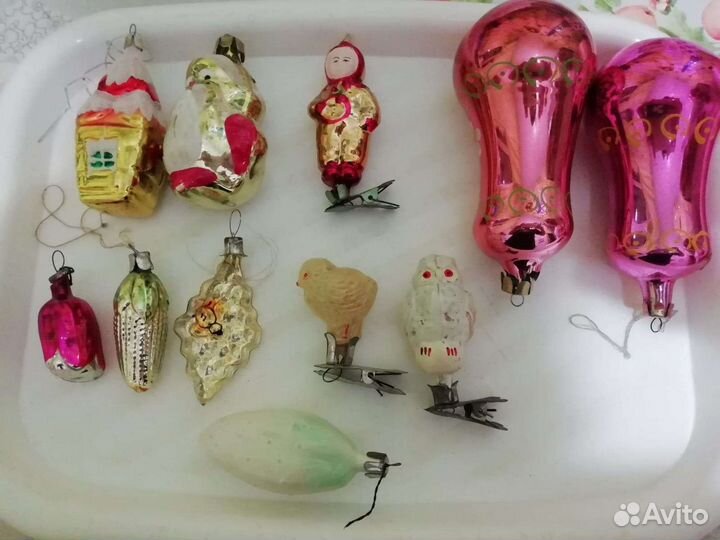Елочные игрушки СССР