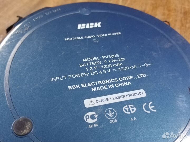 CD, Video, mp3 плеер BBK