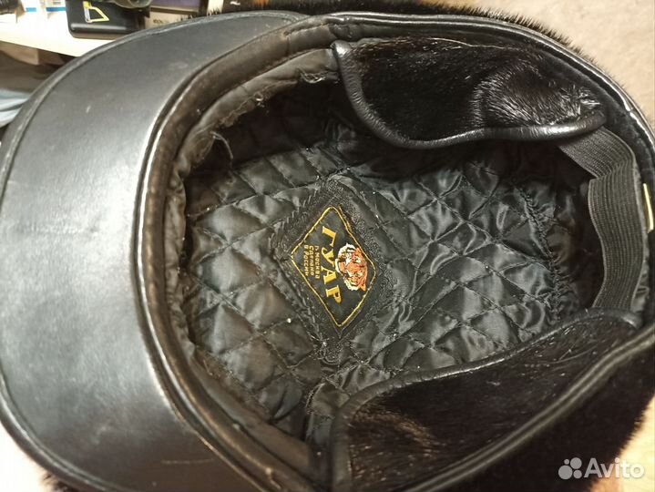 Меховая мужская кепка. Норка