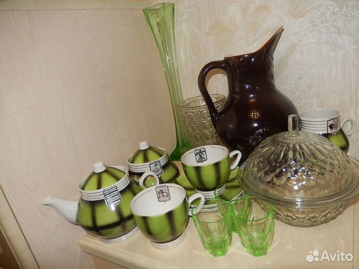 Посуда из серванта, винтаж, СССР