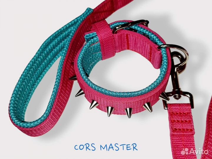 Ошейники, поводки ручной работы, на заказ