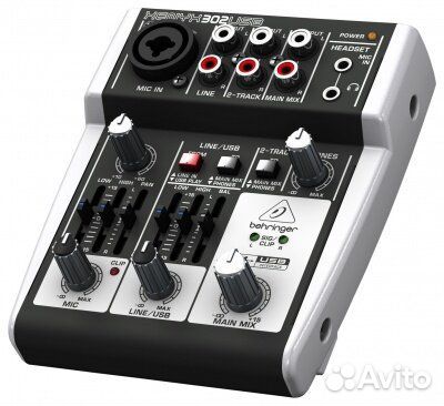Behringer xenyx 302USB 5-вход.микш.пульт