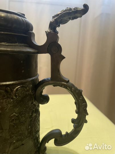 Старинная немецкая пивная кружка