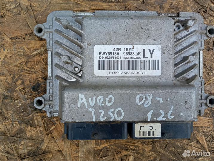 Эбу Chevrolet Aveo T250 двигатель 1.2