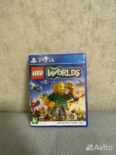 Диск с игрой Lego worlds ps4