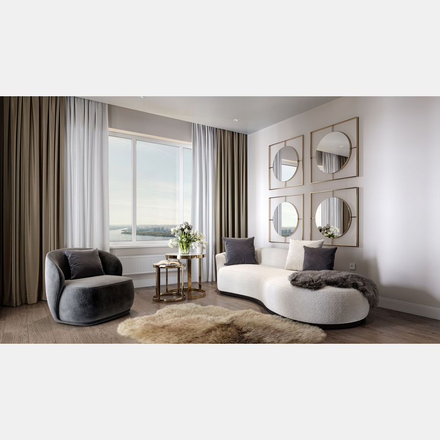 3-к. квартира, 57,2 м², 2/68 эт.