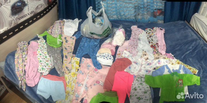 Детские вещи пакетом от 0 до года