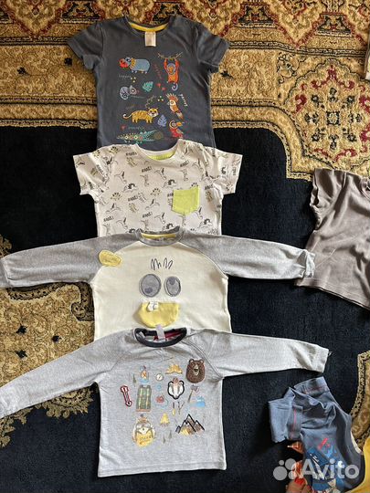 Футболки пакетом 80 /86 р