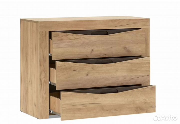 Комод 100см Паола км 701 дуб крафт золото