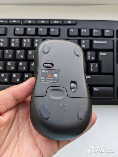 Logitech Комплект Клавиатура К270 и Мышь M310