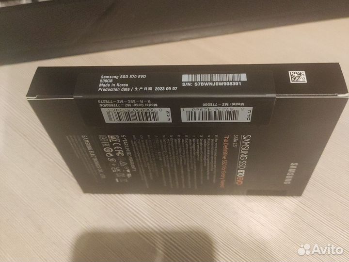 Ssd samsung 870 EVO 500gb