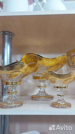 Набор вазы богемия