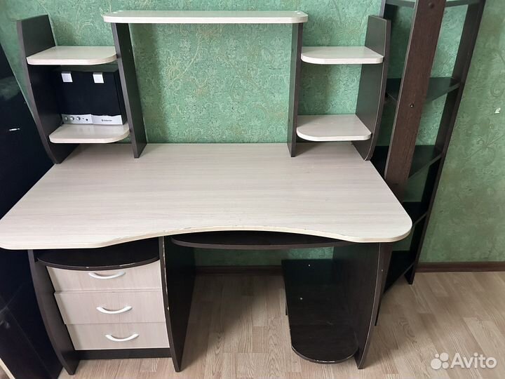 Компьютерный стол венге дуб