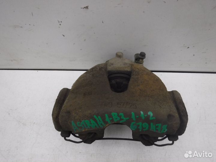 Суппорт тормозной передний левый Opel Astra H 2004