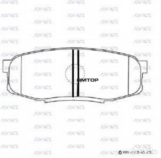 Advics A2N159 A2N159 advics Дисковые тормозные кол