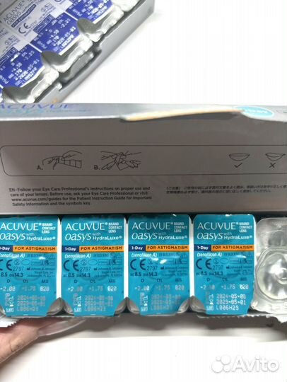 Линзы acuvue oasys astigmatism