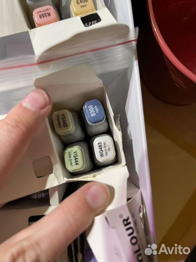 Алкочернила finecolour для маркеров