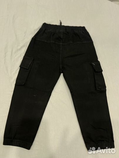 Джинсы на резинке с карманами детские