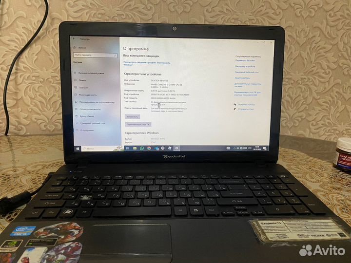 Ноутбук packard Bell