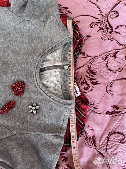 Платья пакетом 110 116 золотое красное серое