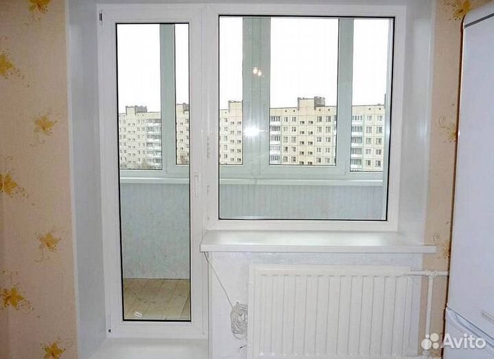 Остекление окон и балконов пвх