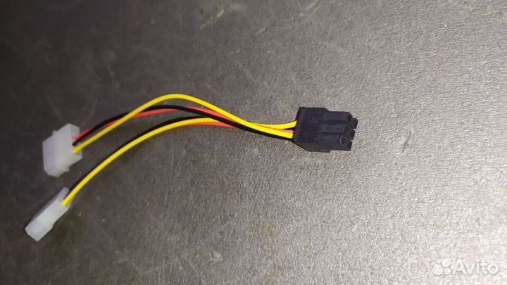 Компьютерный шнур питания SATA molex 6pin 8pin