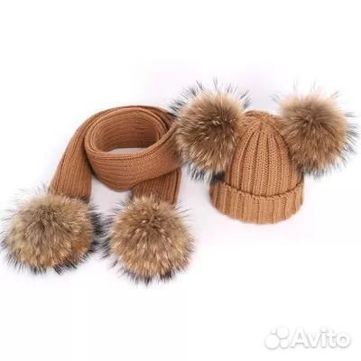 Комплект детский Шапка+шарф