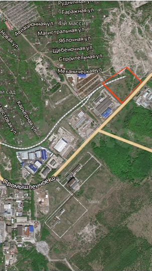 Участок 2,9 га (промназначения)