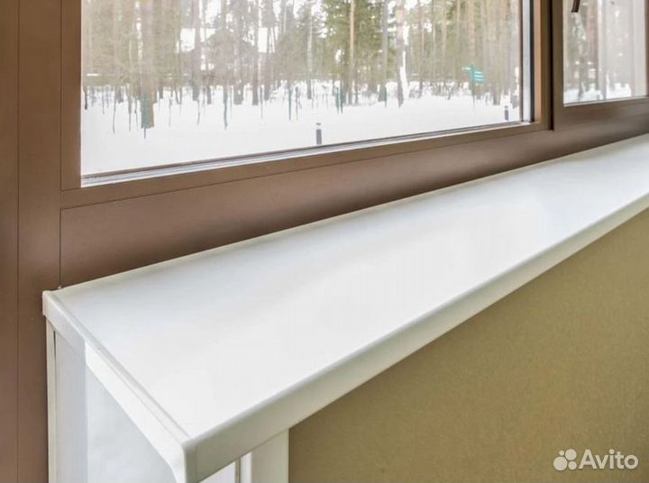 Подоконники цветные
