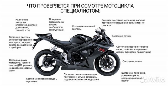 Мотоподбор Диагностика мотоцикла Проверка мото объявление продам