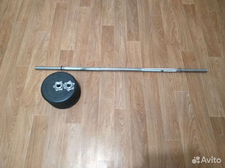Штанга гриф блины бу