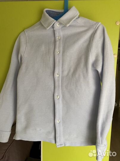 Рубашки 3шт, р128 hm,mango,acoola