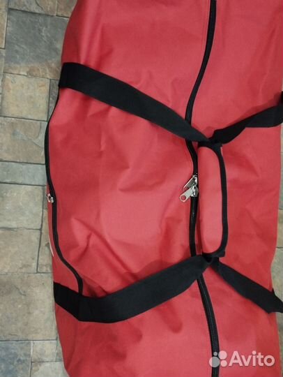 Хоккейный баул без колёс 34 красный