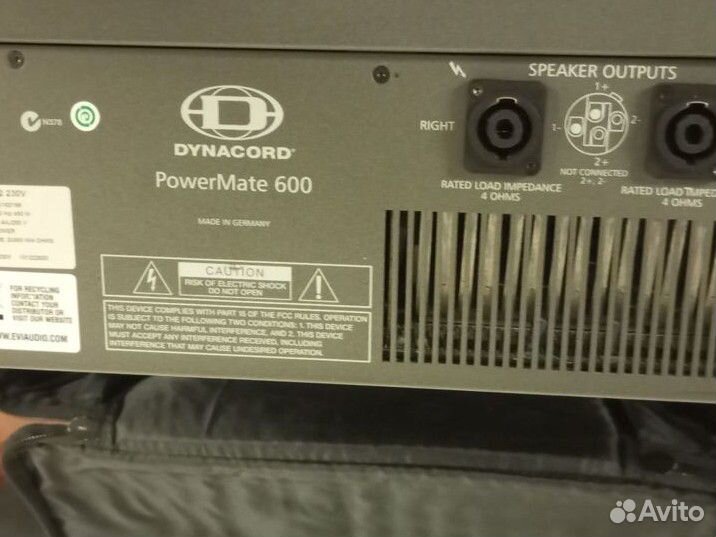 Микшерный пульт dynacord powermate 600-2