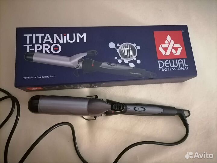 Плойка для волос Dewal T-pro Titanium