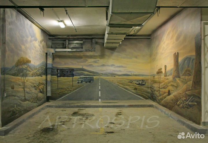 Художественная роспись стен в г. Ижевске