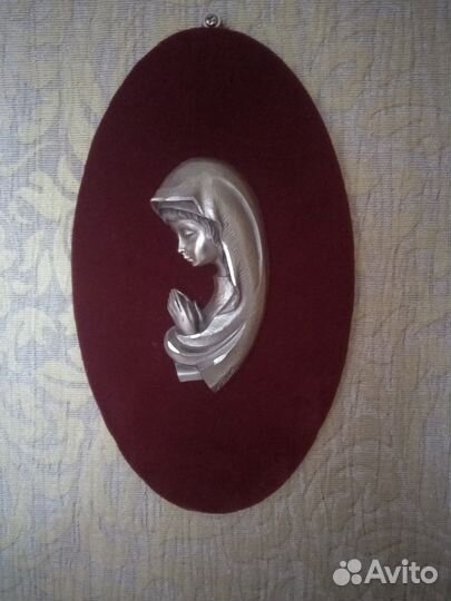 Панно Les Etains du Prince, олово, Мадонна