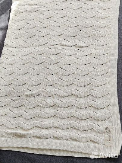 Плед вязаный (покрывало) для малыша Amarobaby