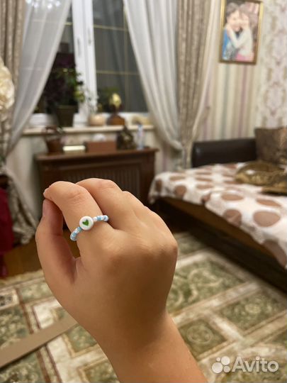 Кольцо из бисера