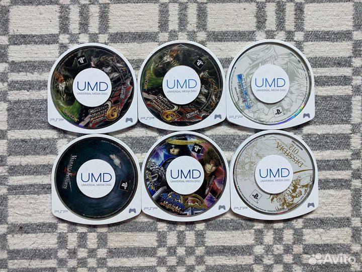 Диски PSP японского региона без коробок