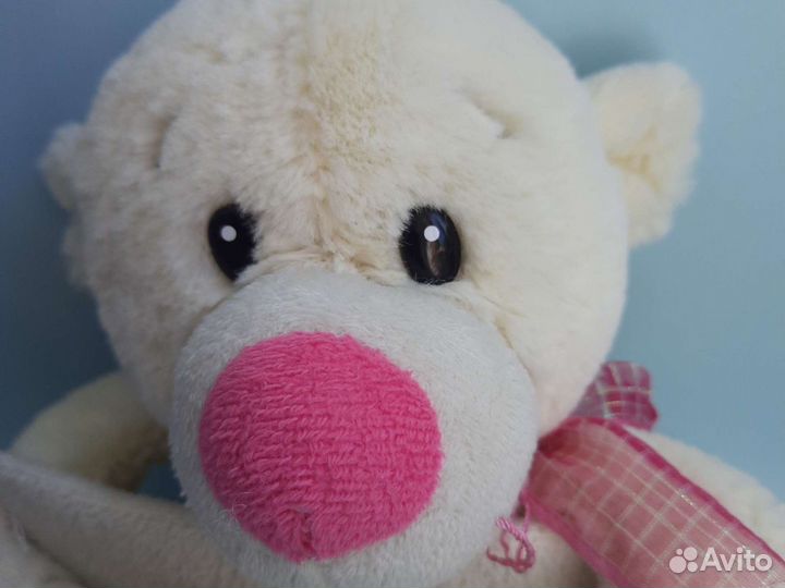 Плюшевая Фоторамка - игрушка бегемотик / мишка