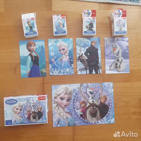 Пазл Холодное сердце (5 шт.)