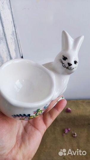 Пасхальный заяц солонка, пашотница