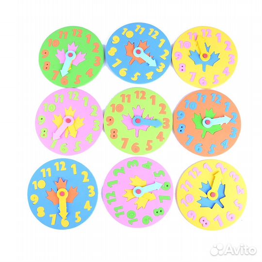 Детские часики-пазл