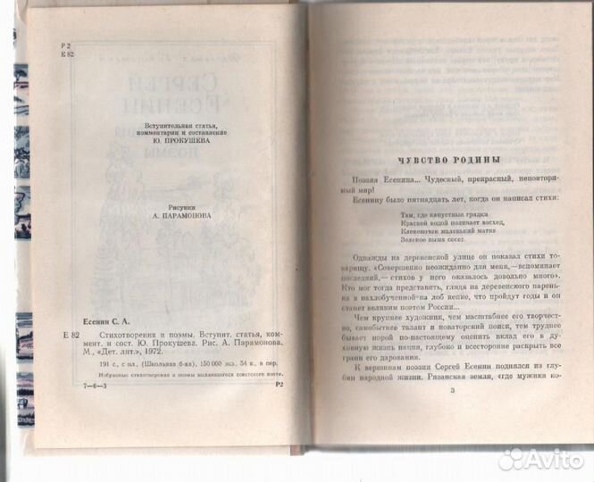 Сергей Есенин. Стихотворения и поэмы Есенин Серг